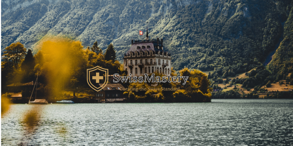 Schloss Seeburg in Iseltwald on Lake Brienz, Switzerland