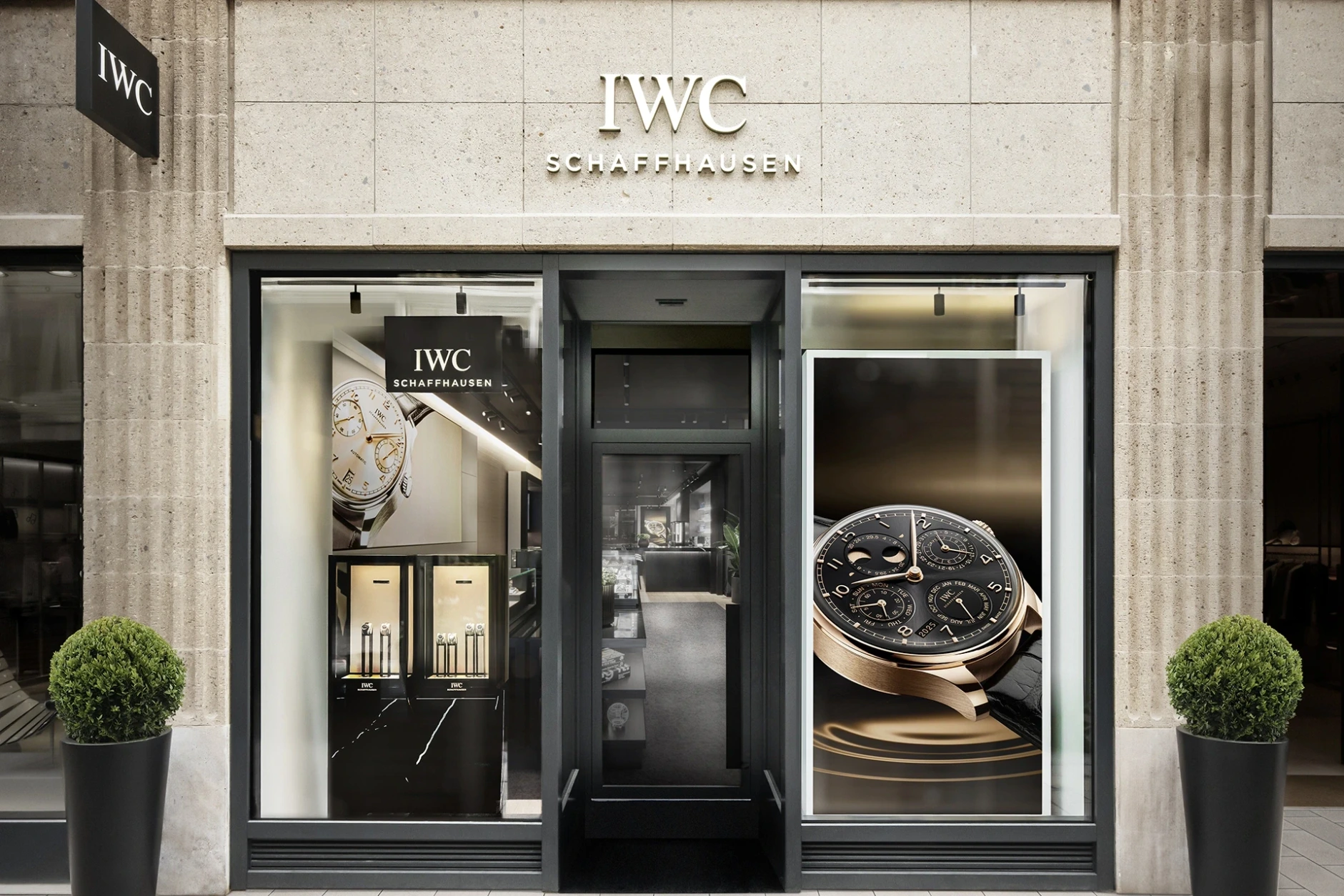 IWC Schaffhausen luxury Swiss watch store